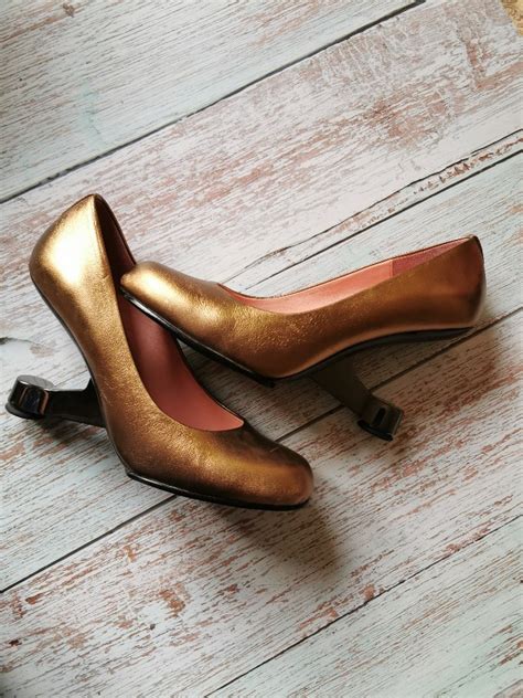 United Nude Eamz Pump Bronze Gold Metallic