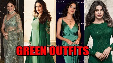 Go Green Anushka Sharma Kareena Kapoor Janhvi Kapoor Priyanka