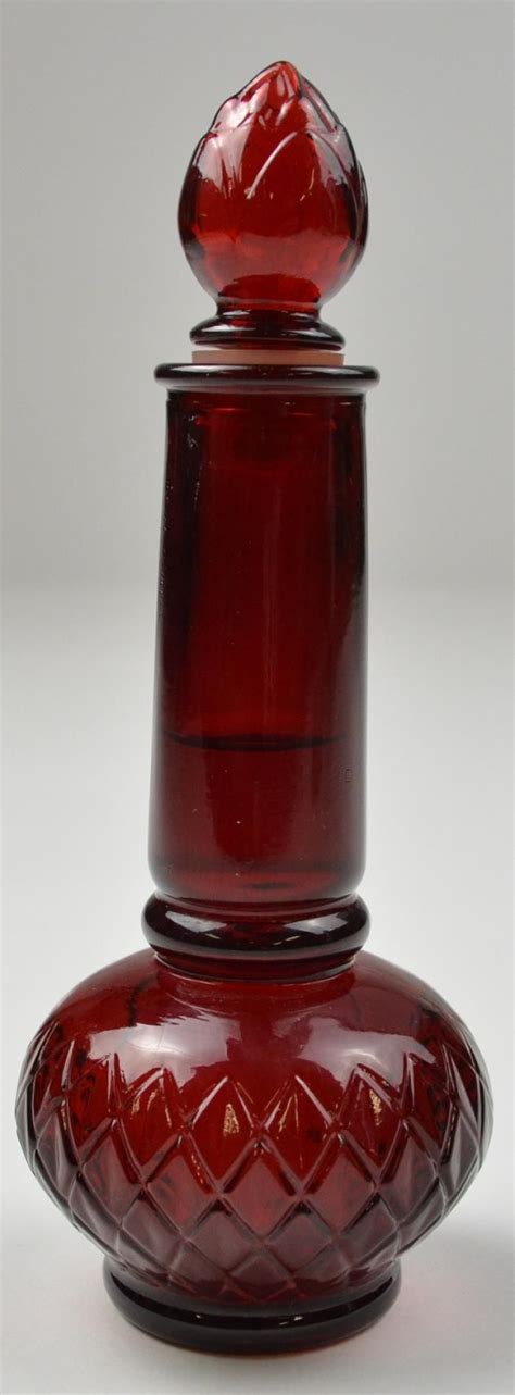 Vintage Avon Ruby Red Topaz Cologne Bottle 7 Avon Perfume Bottles