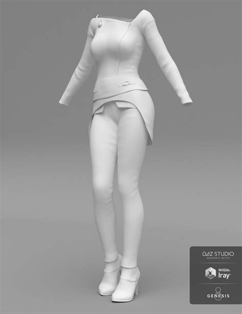 Dforce Chief Officer Outfit For Genesis 8 Female S Daz 3d