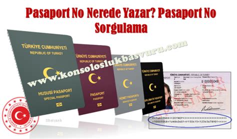 Pasaport No Nerede Yazar Pasaport No Sorgulama E Konsolosluk Randevu