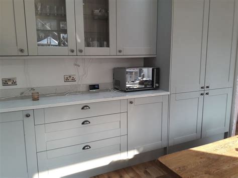 Howdens Fairford Grey Shaker Kitchen Modern Grey Kitchen Kitchen