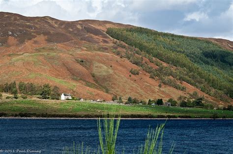 Farm Beside The Loch Loch Lochy Scotland The Loch Natural