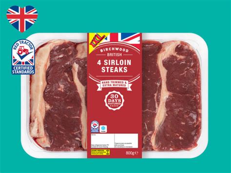 Birchwood British Beef Day Matured Sirloin Steaks Lidl Great