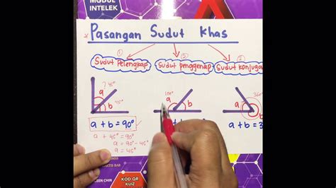 Matematik Tingkatan 1 Bab 8 Garis Dan Sudut Sudut Pelengkap Sudut