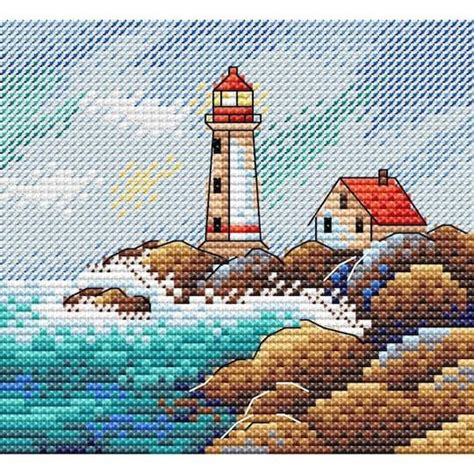 Mp Studia Sea Landscape Cross Stitch Kit