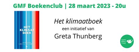 GMF Boekenclub Bespreekt Het Klimaatboek Van Greta Thunberg Gents