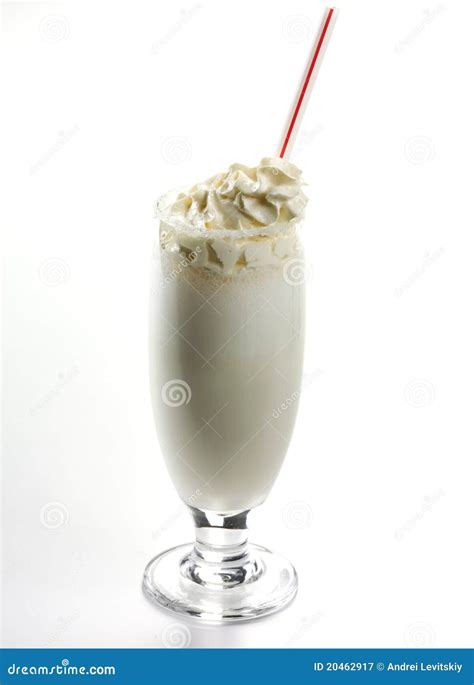 Milkshake De La Vainilla Imagen De Archivo Imagen De Bebida 20462917