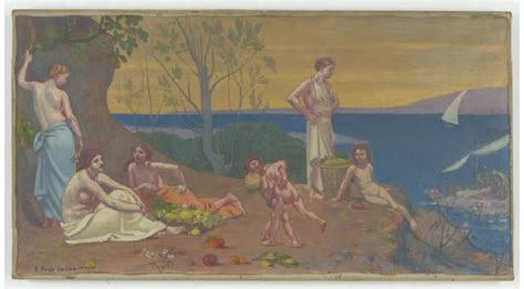 Pleasant Land Pierre Puvis De Chavannes Oil On