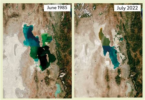 The Great Shrinking Salt Lake Earthdate