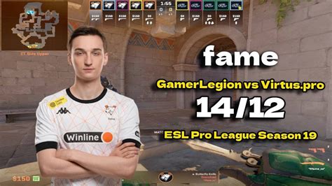 Cs Pov Virtus Pro Fame Vs Gamerlegion Anubis Esl Pro