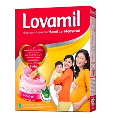 Jual Hamil Ibu Susu Lovamil Susu Hamil Dan Menyusui Gr Coklat