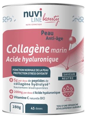 Nuviline Beauty Collag Ne Marin Acide Hyaluronique Doses G