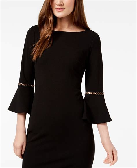 Calvin Klein Bell Sleeve Sheath Dress Macys