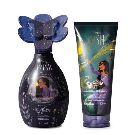 Combo Sophie Disney Wish Colônia Infantil 100ml Loção Corporal 200ml