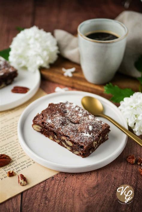 Brownie aux noix de Pécan façon Cyril Lignac Voyage Gourmand