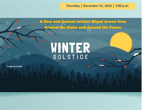 Winter Solstice 2023 - First Unitarian Church of Baltimore