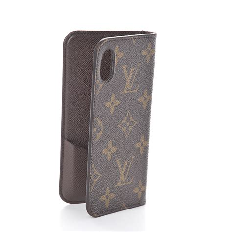 Louis Vuitton Monogram Iphone X Folio Case