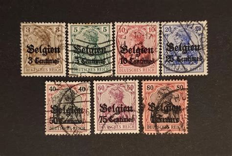 Deutsche Besetzung Belgien 1914 15 LoT Kaufen Auf Ricardo