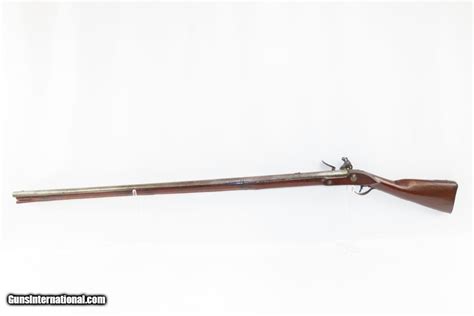 EARLY AMERICAN Antique FLINTLOCK MILITIA Musket Smoothbore .73 Caliber ...