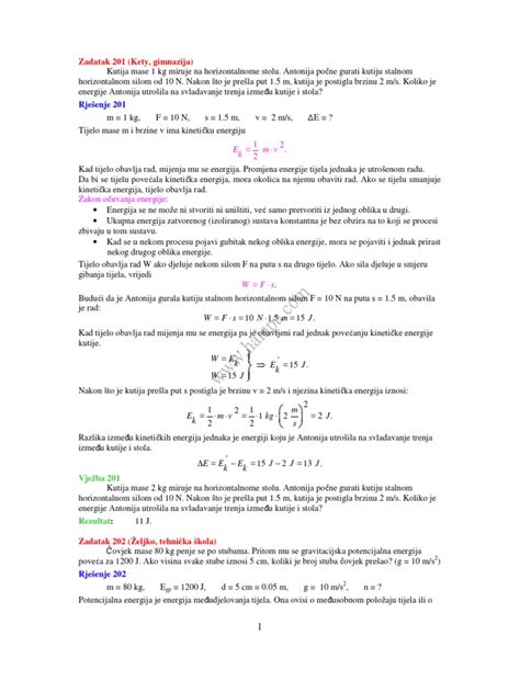 Pdf Zadaci I Rje Enja Nekih Zadataka Iz Fizike Dokumen Tips