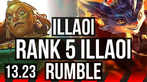 Illaoi Vs Rumble Top Rank Illaoi M Mastery Games