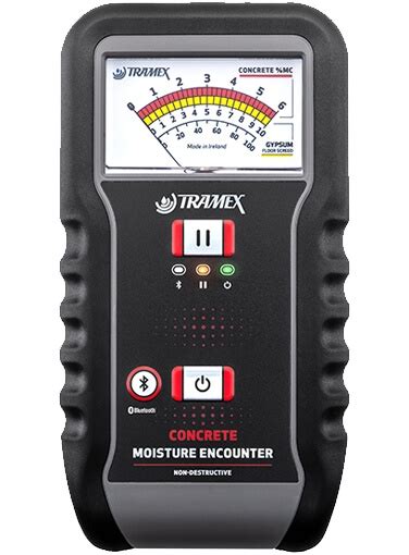 Tramex Cme Concrete Moisture Encounter Non Destructive Moisture Meter