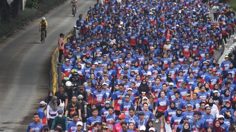 Dibuka Dirut Pertamina Ribu Orang Memeriahkan Pertamina Eco Runfest