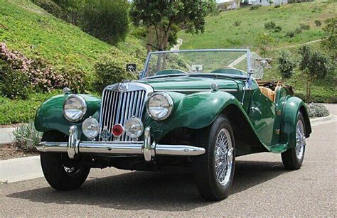 Fully Restored 1954 Mg Tf Roadster Ultra Rare Medium Green For Sale