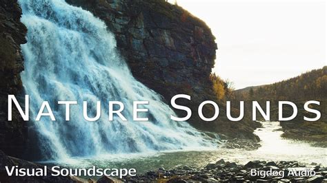 Nature Sounds Waterfall RELAXATION SOUNDS Visual Soundscape 4K