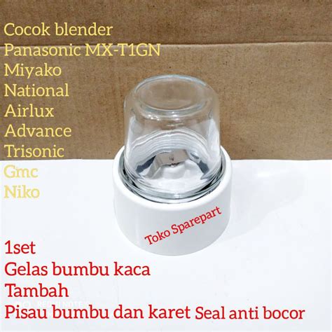 Jual Gelas Bumbu Kaca Pisau Bumbu Untuk Blender Miyako National