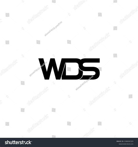 Wds Letter Original Monogram Logo Design Stock Vector (Royalty Free ...