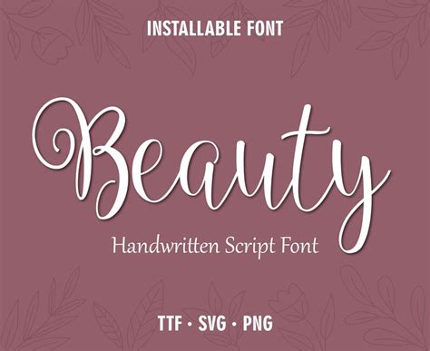 Wedding Font Cursive Font Ttf Svg Samantha Cursive Font For Etsy