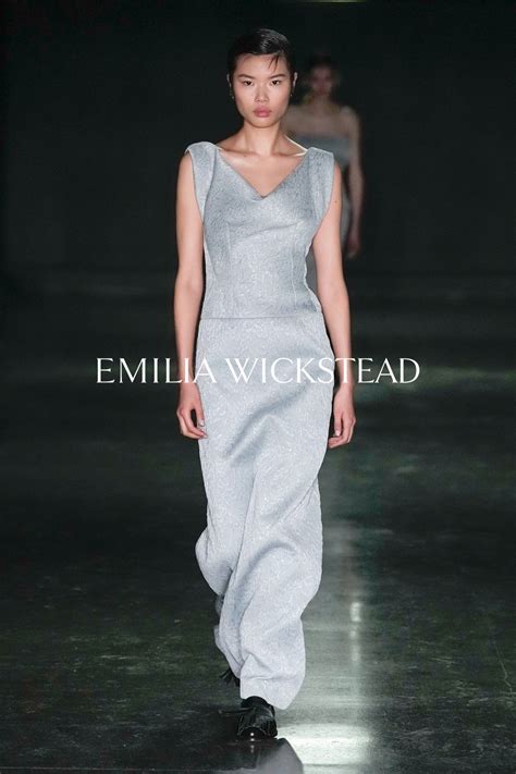 Kayako Higuchi For Emilia Wickstead Fall 2024 LFW Linden Staub