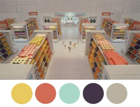 Wes Anderson Color Palette