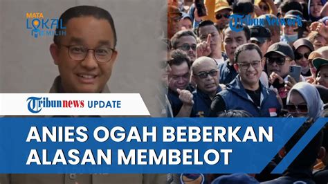 Anies Ogah Langsung Jawab Alasan Usung Cak Imin Jadi Cawapres Pada