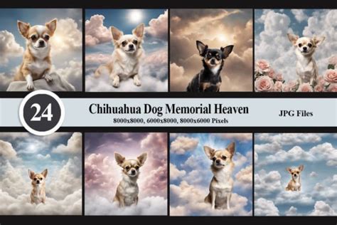 Chihuahua Dog Memorial Heaven Backdrops Graphic By Felicitube