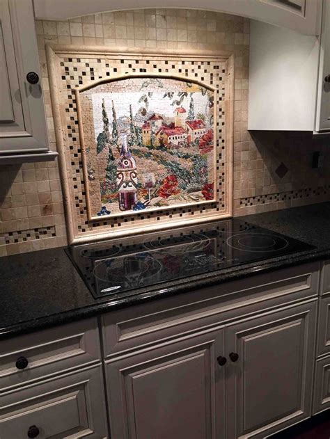 The Most Beautiful Mosaic Backsplash Kitchen Ideas | Kitchen tile mural ...