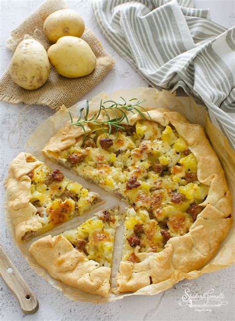 TORTA SALATA CON PATATE E SALSICCIA Torta Rustica STRABUONA Ricetta