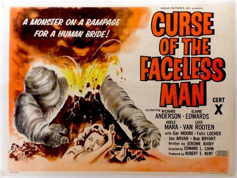 Curse Of The Faceless Man Faceless Men The Faceless Classic