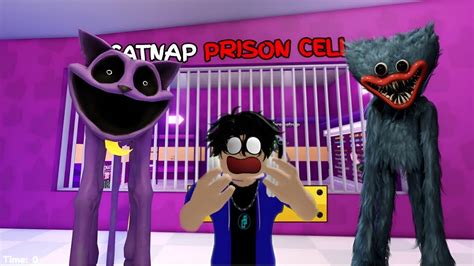 Aku Kabur Dari Catnap Prison Run Escape Obby Roblox