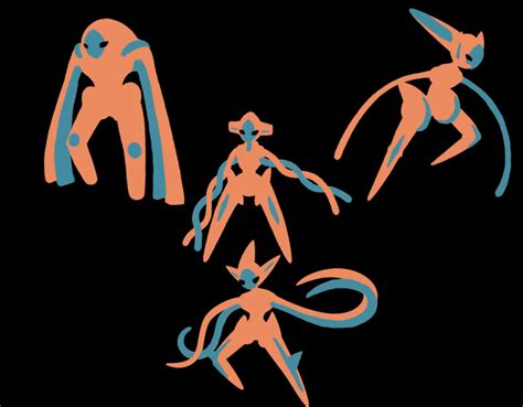 Deoxys Forms by Kurososhi13 on DeviantArt