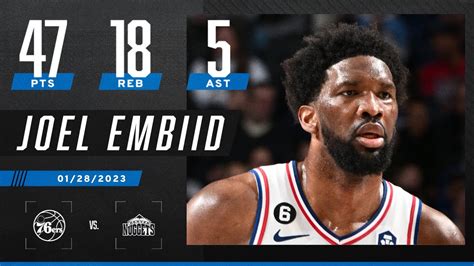 Joel Embiid SHOWED OUT For 47 PTS In The 76ers Win Over Nikola Jokic