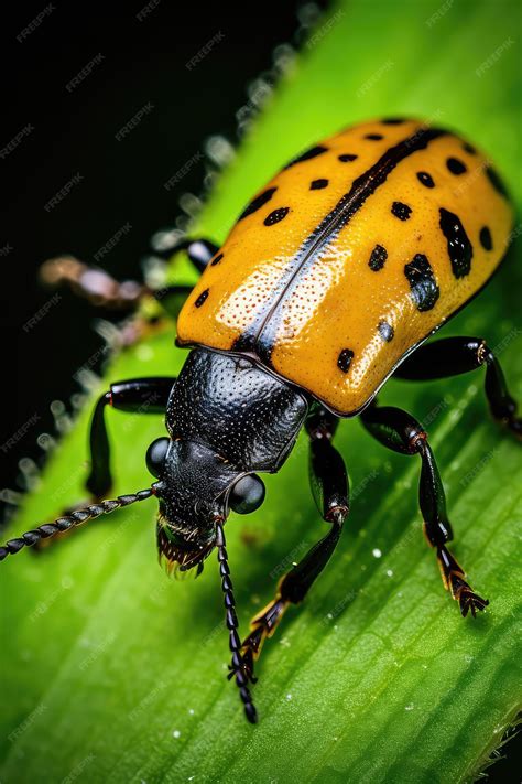 Premium AI Image | Microcosm Magnified The Hidden Beauty of Beetles