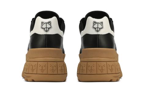Giày Naked Wolfe Warrior Black Leather Authentic Shoes