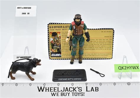 Mutt And Junkyard Dog V7 100 Complete Gi Joe 25th Anniversary 2008