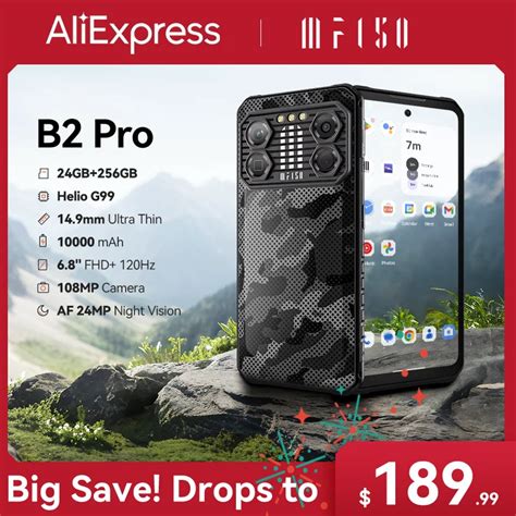 World Premiere IIIF150 B2 Pro Rugged MobilePhone G99 120Hz 6 8 Screen