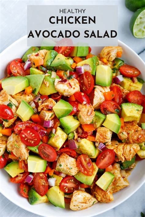 Easy Chicken Avocado Salad Cookin With Mima Recipe Avocado