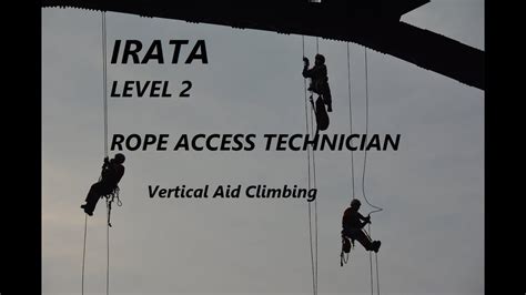 5th Ex L2 Vertical Aid Climbing Irata Youtube