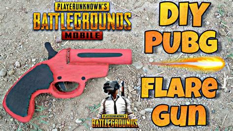 How To Make A Diy Pubg Flare Gun Pubg Crafts Room Decorations With